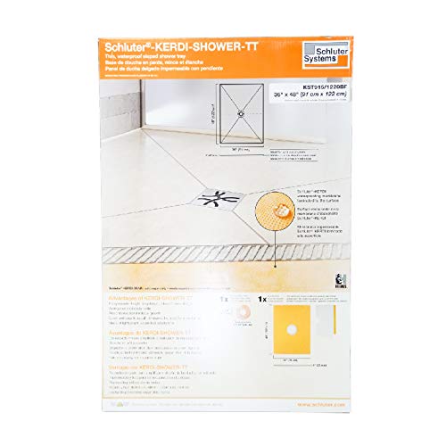 Kerdi 36-Inch x 48-Inch Center Shower Tray