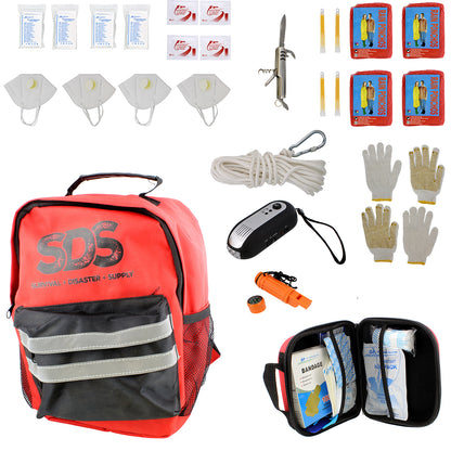 4 Person 72 Hour Emergency Kit – First Aid Kit Bug Out Survival Gear