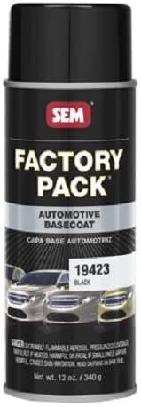 19423 Factory Pack-GM WA8555 BLACK-12 oz. Aerosol