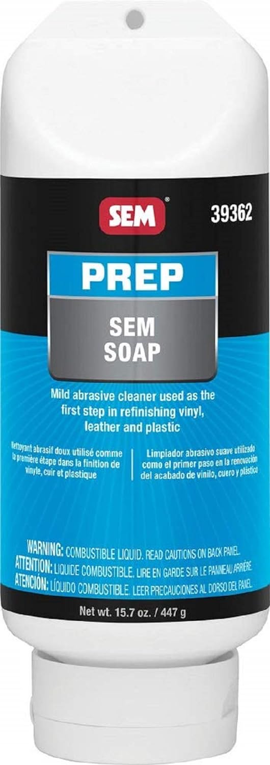 SEM 39362 Prep Soap for Automotive Refinishing Vinyl Plastic Leather Materials