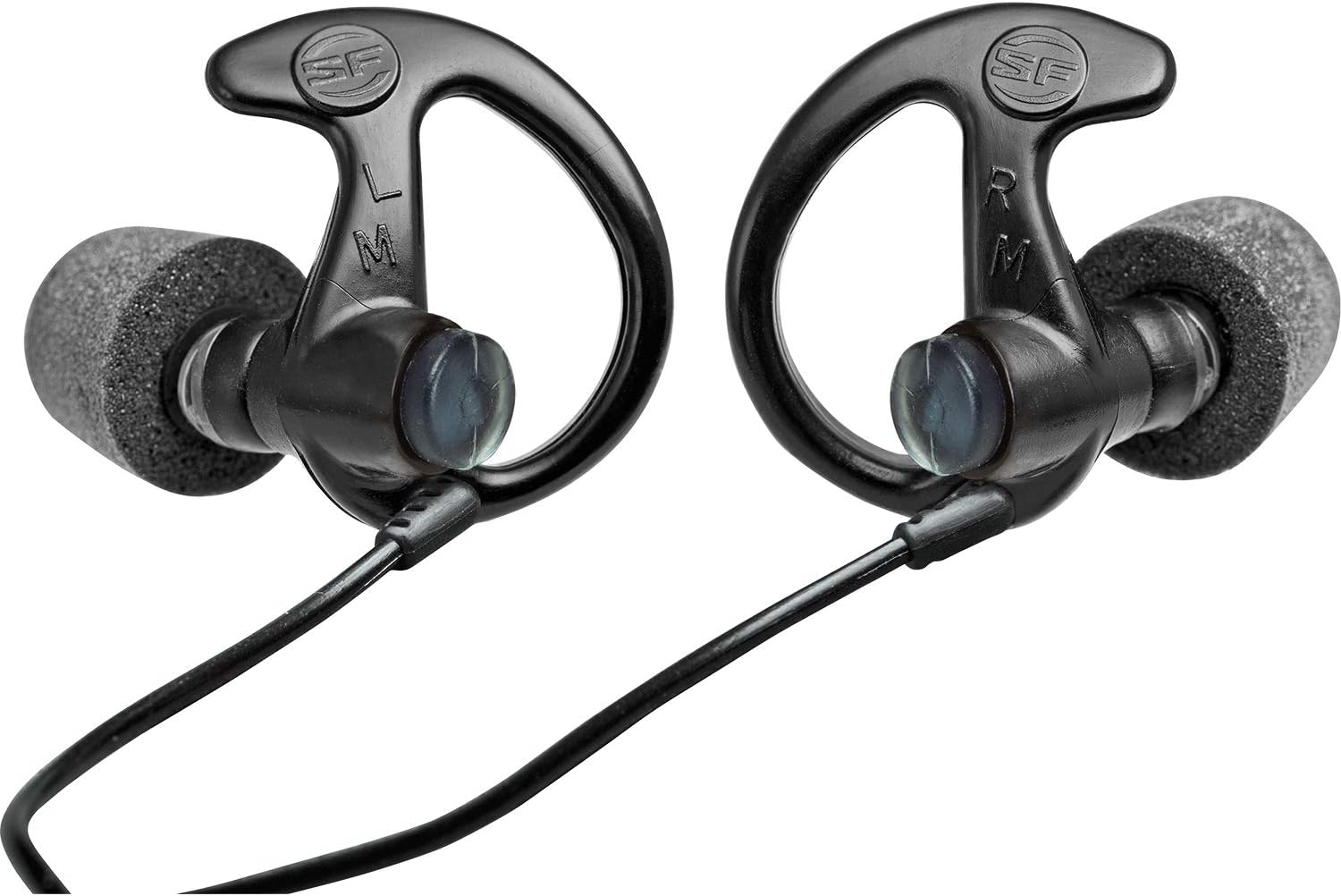 SUREFIRE Sonic DFNDR MED BLK 1 Pair
