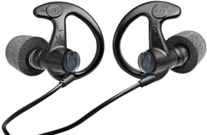 SureFire EP10 Sonic Defenders Ultra Max Filtered Earplugs, Reusable, Orange