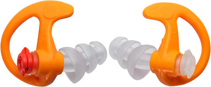 SureFire EP4 Sonic Defenders Plus filtered Earplugs, reusable, Orange, Medium