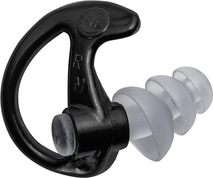 SureFire EP5 Sonic Defenders Max Full-Block Earplugs, reusable, Black, Medium