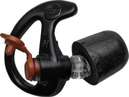 EP7 Sonic Defenders Ultra filtered Earplugs, reusable, Black, Medium