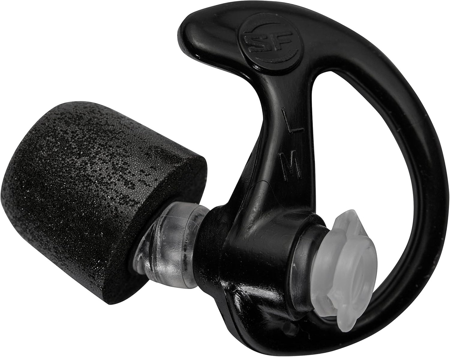 EP7 Sonic Defenders Ultra filtered Earplugs, reusable, Black, Medium