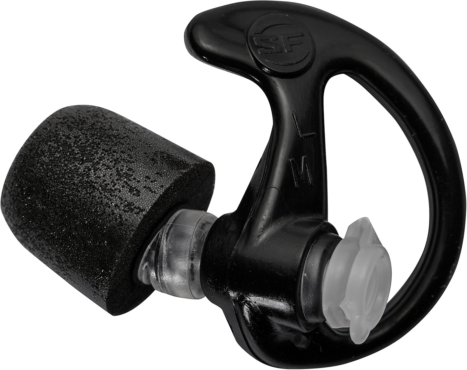 EP7 Sonic Defenders Ultra filtered Earplugs, reusable, Black, Medium
