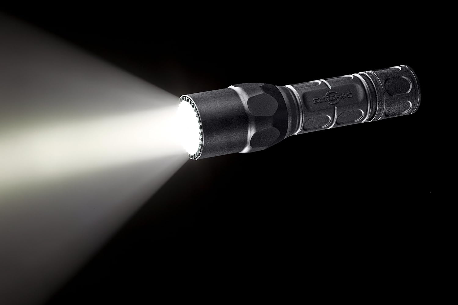 G2X Tactical Single-Output LED Flashlight with Tactical switch, Black