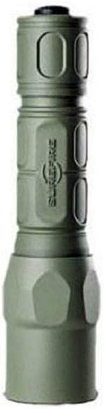 G2X Pro Dual-Output LED Flashlight with click switch, Forest Green