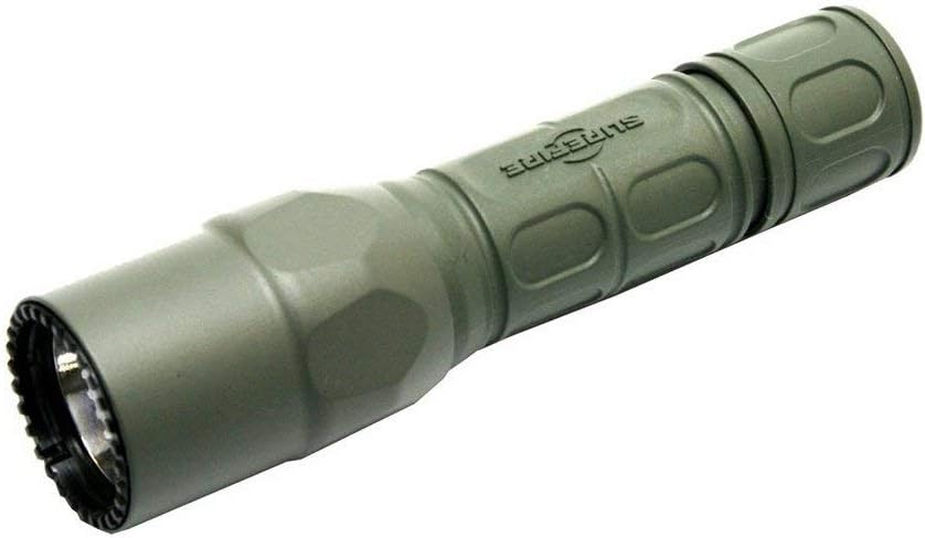 G2X Pro Dual-Output LED Flashlight with click switch, Forest Green