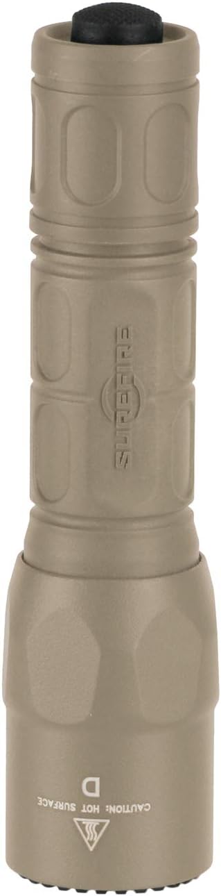 G2X Pro Dual-Output LED Flashlight with click switch, Desert Tan, Small