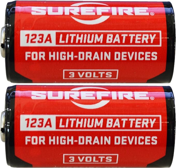 SureFire SF2-CB 123A Lithium 3V Batteries (2-Pack)