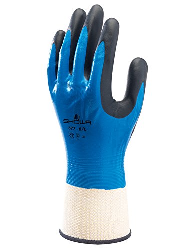 845-377L-08 377 Nitrile Foam Coating,Nitrile Glove,Large(Pack of 12 Pairs)