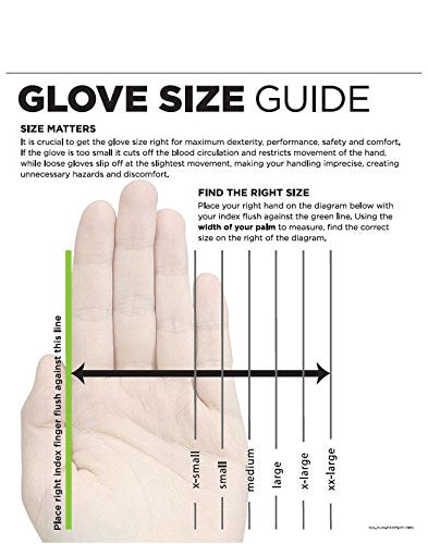 845-377L-08 377 Nitrile Foam Coating,Nitrile Glove,Large(Pack of 12 Pairs)