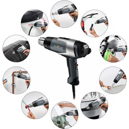 110025597 HL 2020 Professional Heat Gun LCD-Display, 1600 W, hot air Gun