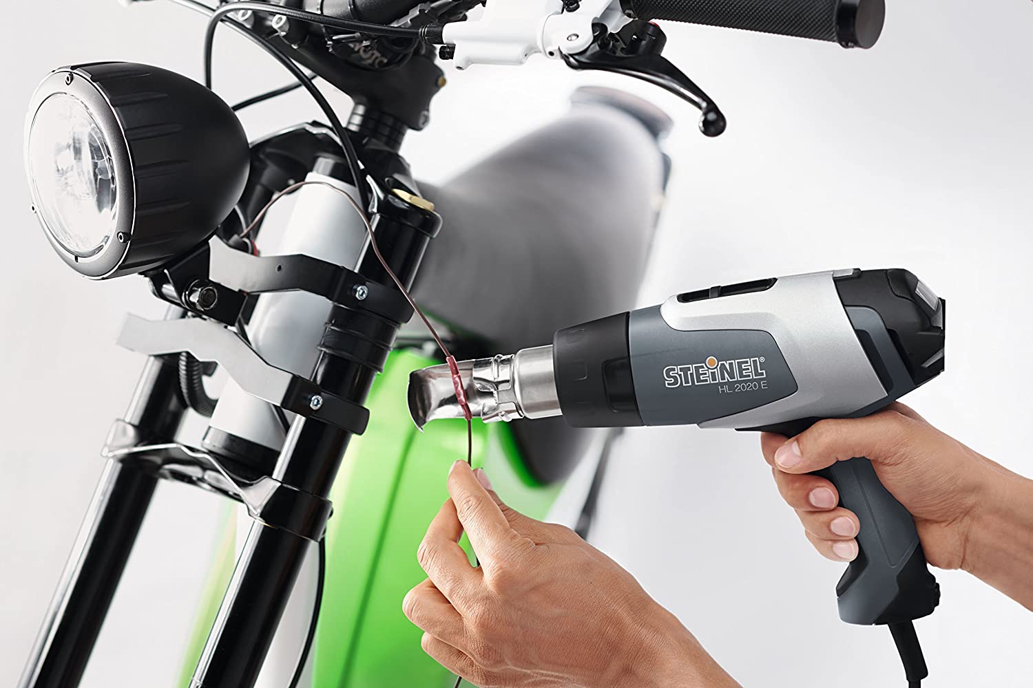 HL 2020 E Automotive Kit  hot air Gun LCD-Display & Variable Temperature