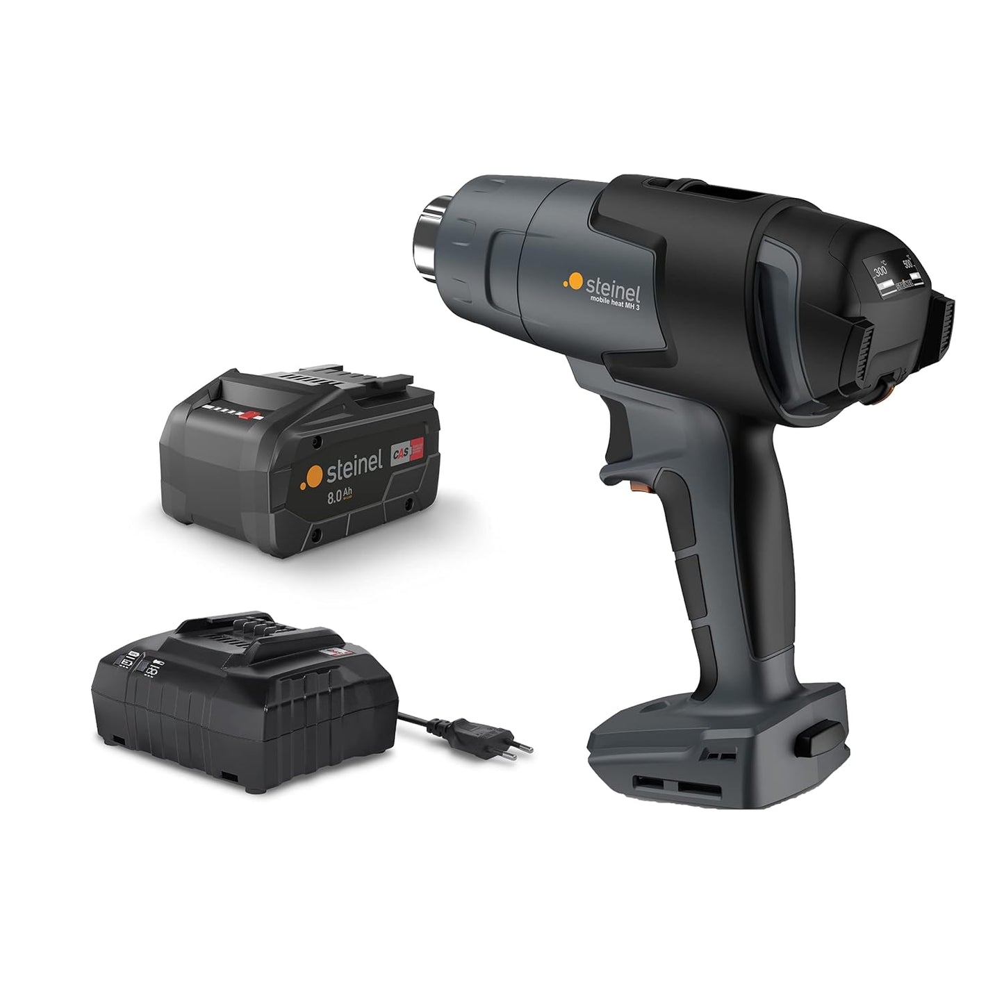 Cordless Heat Gun MH3 with 8.0 Ah Battery and Charger, 18 V
