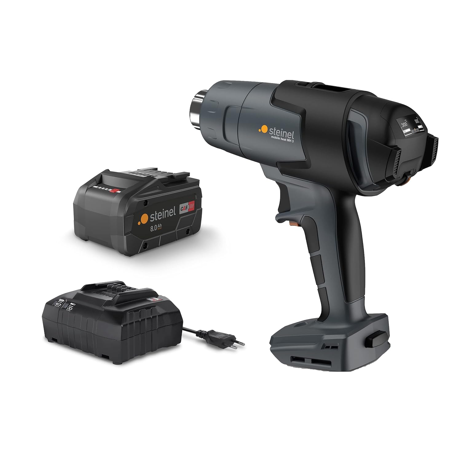 Cordless Heat Gun MH3 with 8.0 Ah Battery and Charger, 18 V