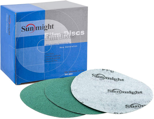 Film 6" 400G Grip No Hole Disc, 01416, 50 Discs
