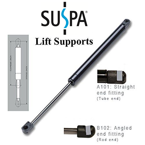 SUSPA C16-08054 100 Pound Gas Spring/Prop/Strut/Shock Lift Support (Set of 2)