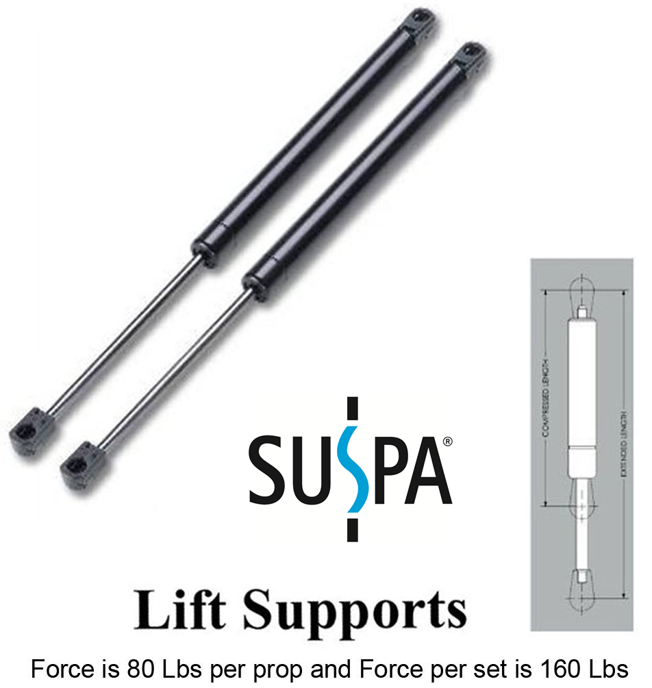 Gas Springs, Set of 2