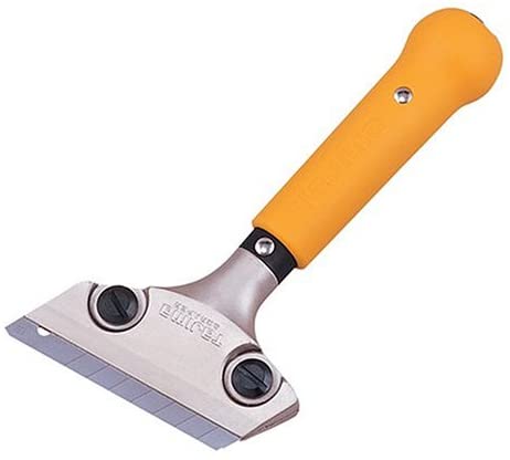 TAJIMA Utility Scraper - 8 inch (200 mm) Razor Glass Scraper w/ Reversible-Blade