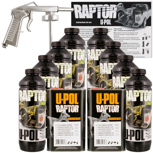 Raptor Urethane Spray-On Truck Bed Liner Kit with Spray Gun