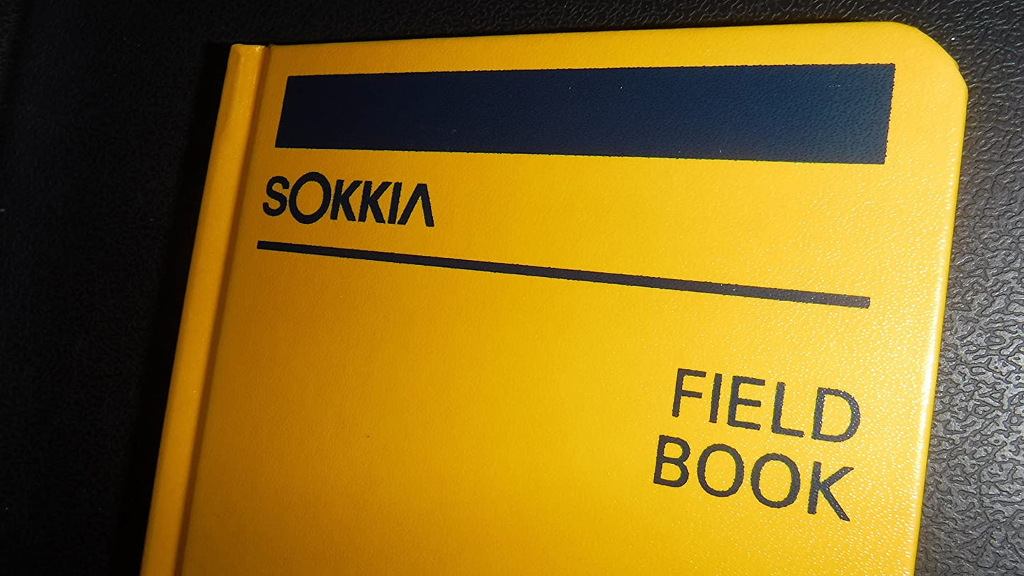 Sokkia Yellow Field Book 815260 No. 8152-60