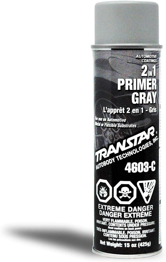 TRANSTAR TRAN4603 2 in 1 Primer Gray Aerosol CASE of 6
