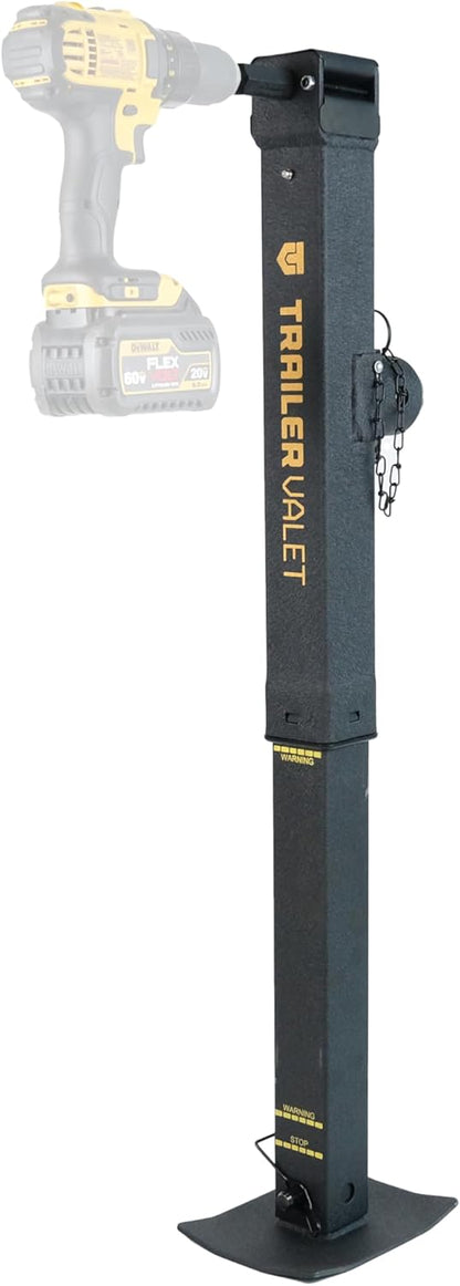 Trailer Valet TVJX7-P Direct Pipe Welded Jack – 7,000 lbs Capacity – Drill-Power