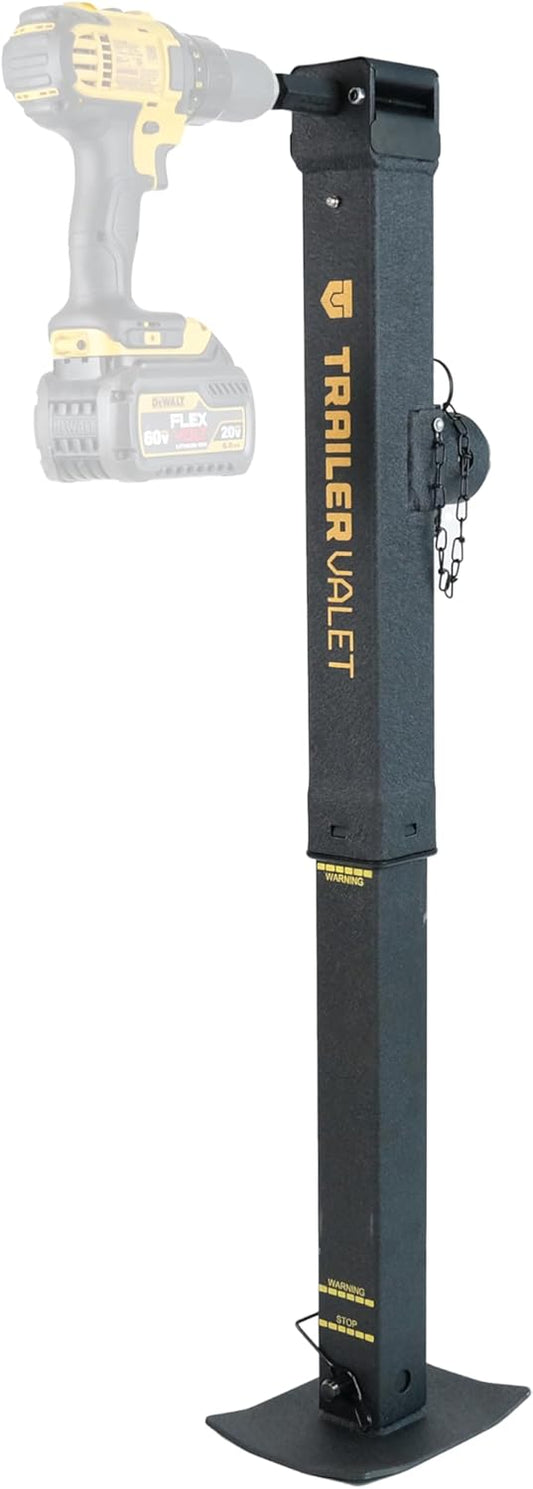 Trailer Valet TVJX7-P Direct Pipe Welded Jack – 7,000 lbs Capacity – Drill-Power