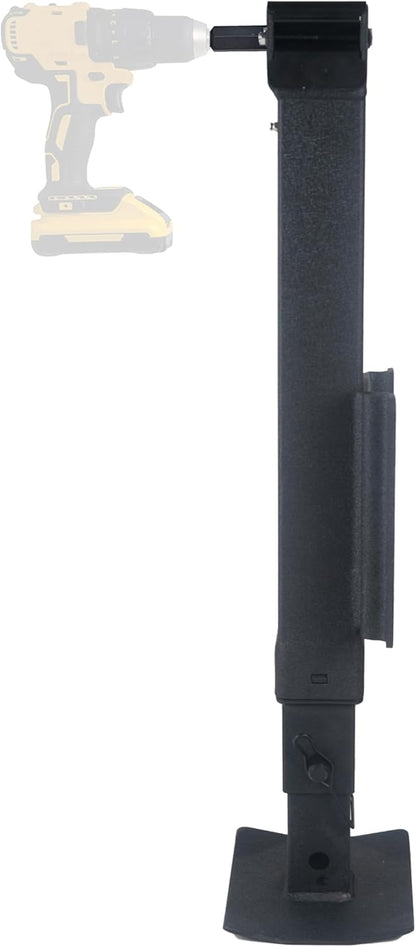 Trailer Valet TVJX7-S Side-Mounted Drill-Powered Trailer Jack with 7,000 lb