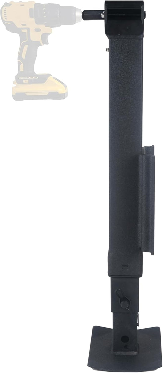 Trailer Valet TVJX7-S Side-Mounted Drill-Powered Trailer Jack with 7,000 lb