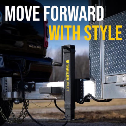 Trailer Valet TVJX7-S Side-Mounted Drill-Powered Trailer Jack with 7,000 lb