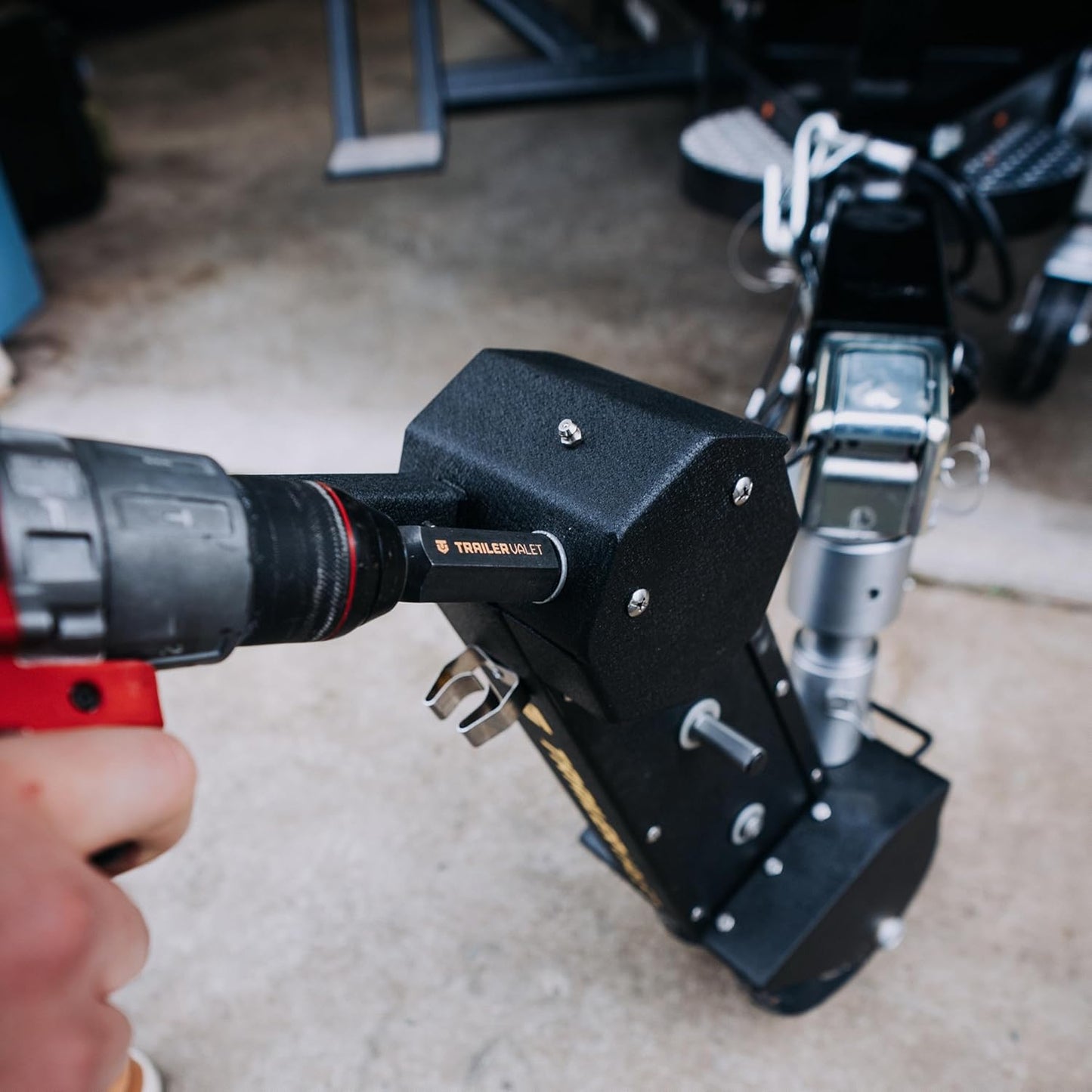 Trailer Valet MV Pro Drill-Powered Mover - 12,000LB Capacity, Integrated Braking
