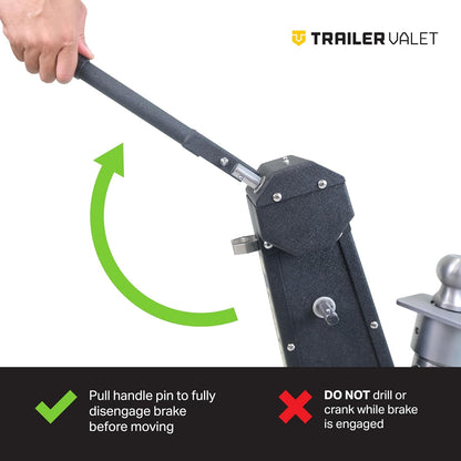 Trailer Valet MV Pro Drill-Powered Mover - 12,000LB Capacity, Integrated Braking