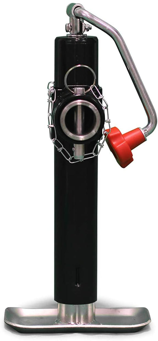 Tongue Jack, Top Wind Pipe Mount, 3,000 lbs Lift Capacity