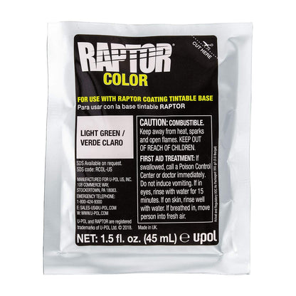 Raptor Color Tint Pouches - Light Green