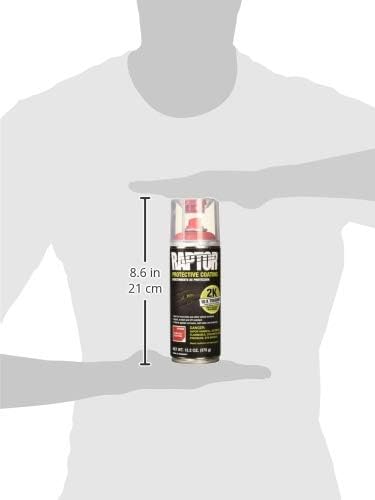 RAPTOR UP4886 Flame Red Bedliner 13.02 Oz 2K Aerosol, 400ml