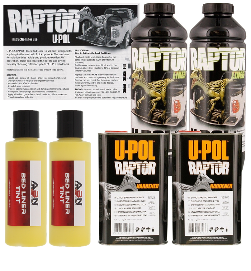Raptor Urethane Spray-On Truck Bed Liner and Texture Coating
