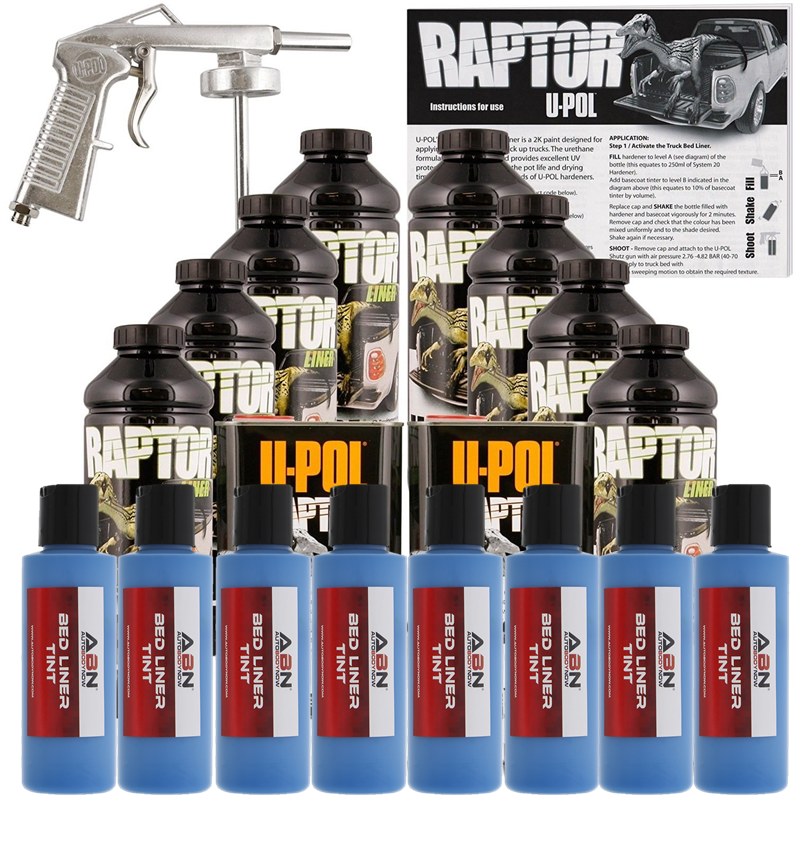 Raptor Urethane Spray-On Truck Bed Liner Kit with Spray Gun