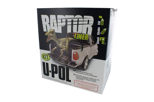 Raptor Tintable Truck Bed Liner 4 Liter Kit w/Basalt Gray Color Tint Pouch 1.5Oz