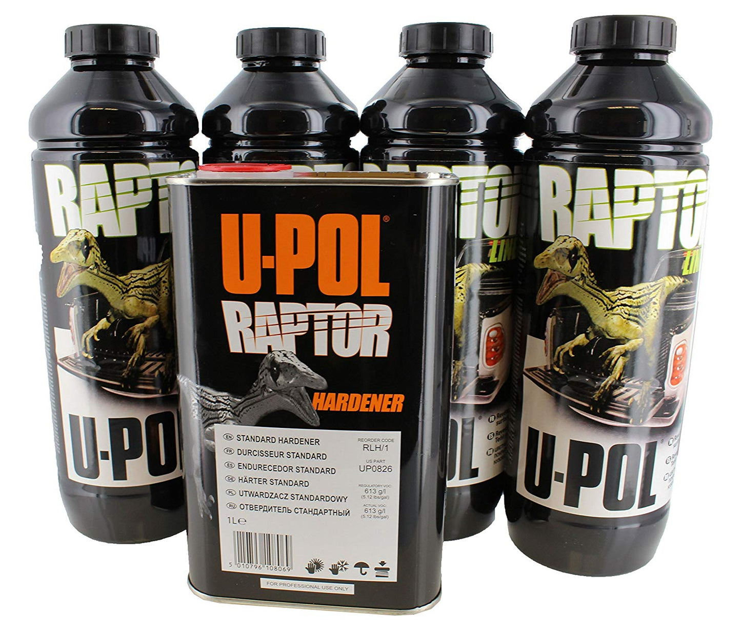 Raptor Tintable Truck Bed Liner 4 Liter Kit w/Green Color Tint Pouch 1.5 Ounce