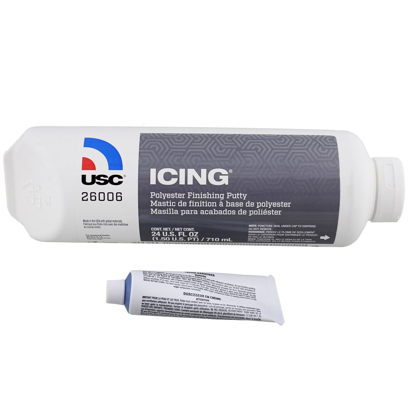 Icing Glazing and Finishing Filler Putty 24 oz tube