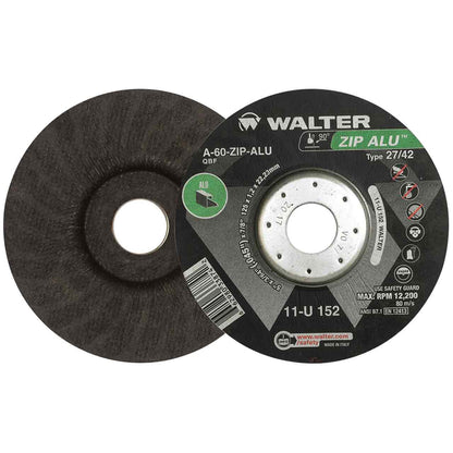 11U152 ZIP ALU Fast and Free Cutoff Wheel [Pack of 25] 60 Grit, 5 in.