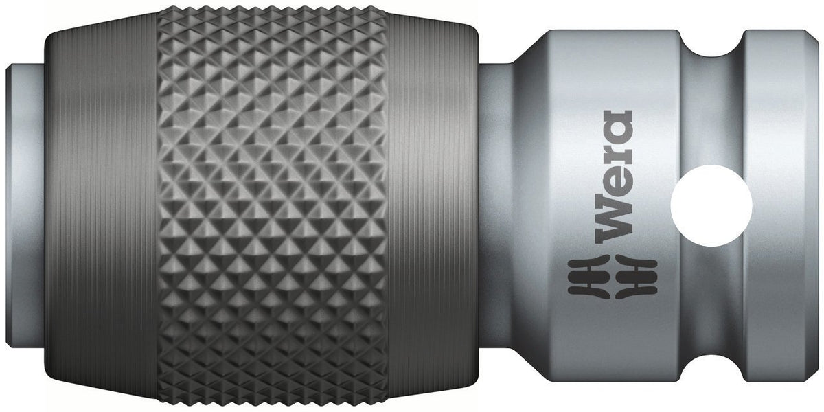Wera - Female Square 784 A Quick-Release Chuck, Adaptor 1/4" x 1/4" Drive