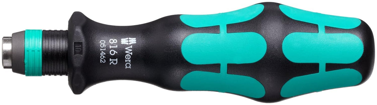 Wera Kraftform 816 R Hexagon Bitholding Screwdriver, 1/4", 119mm Blade Length