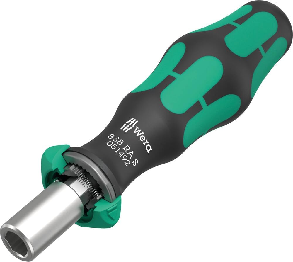 WERA - RA S Bitholding Screwdriver with Ratchet functionality, 1/4" x 102 mm