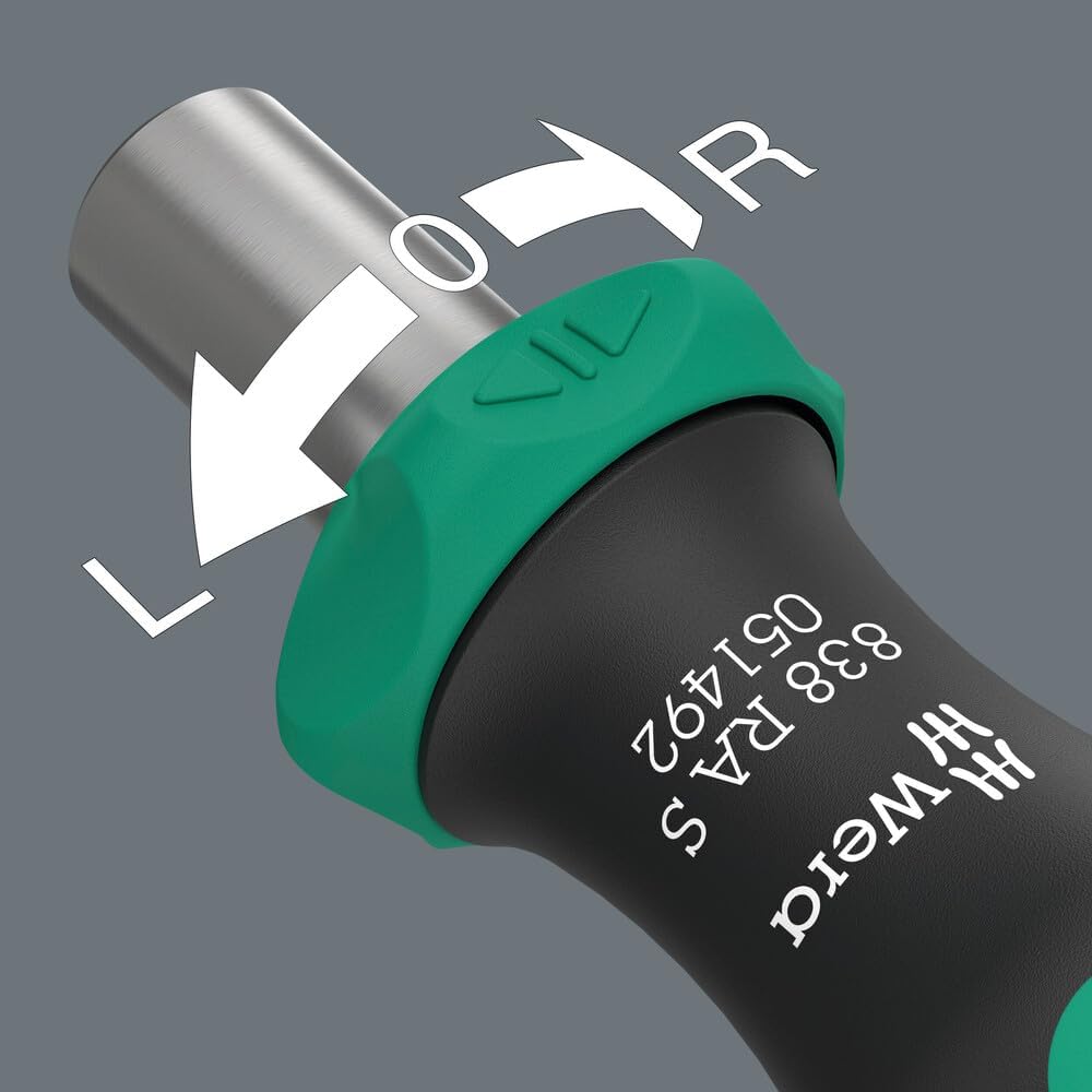 WERA - RA S Bitholding Screwdriver with Ratchet functionality, 1/4" x 102 mm