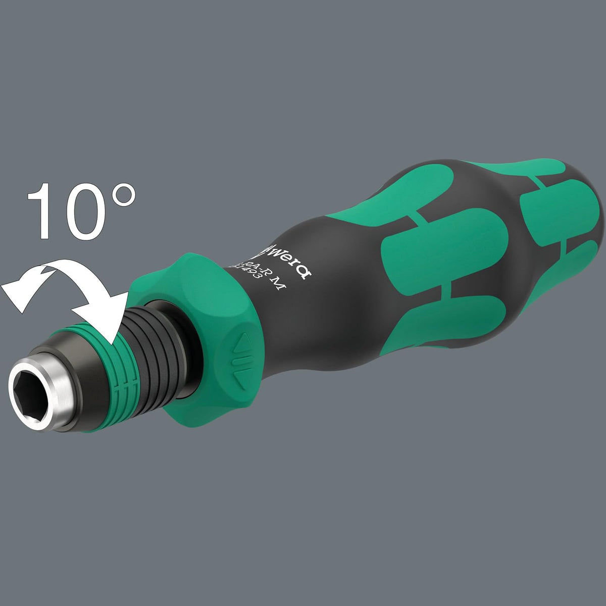 Wera 838 RA-R M BITHOLDING SCREWDRIVER - RATCHET FUNCTIONALITY, 1/4" X 123.5 MM